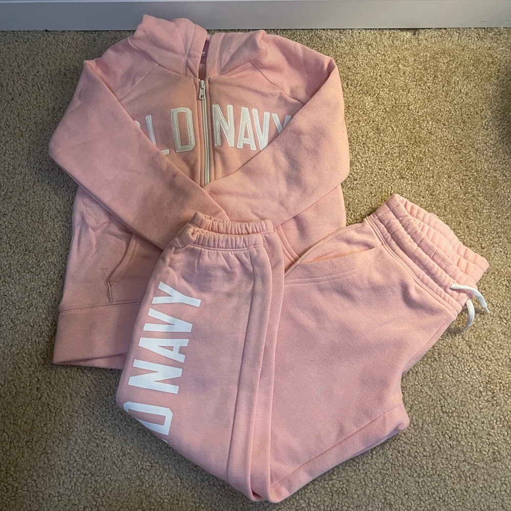 Pre-loved Old Navy sweatpant hoodie set Sz M (8)
